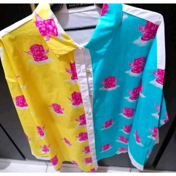 Brand New with tag, 100% cotton gorgeous button up blouse - Picture 3 of 3